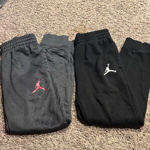 Kids' Black and Gray Joggers